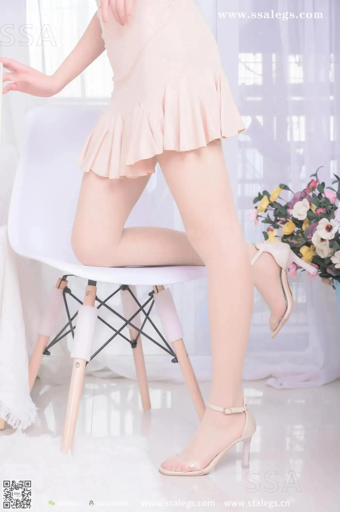 [SSA丝社]超清写真 NO.340 素素画师少女的透明高跟鞋肉丝袜(上) [67P]插图9